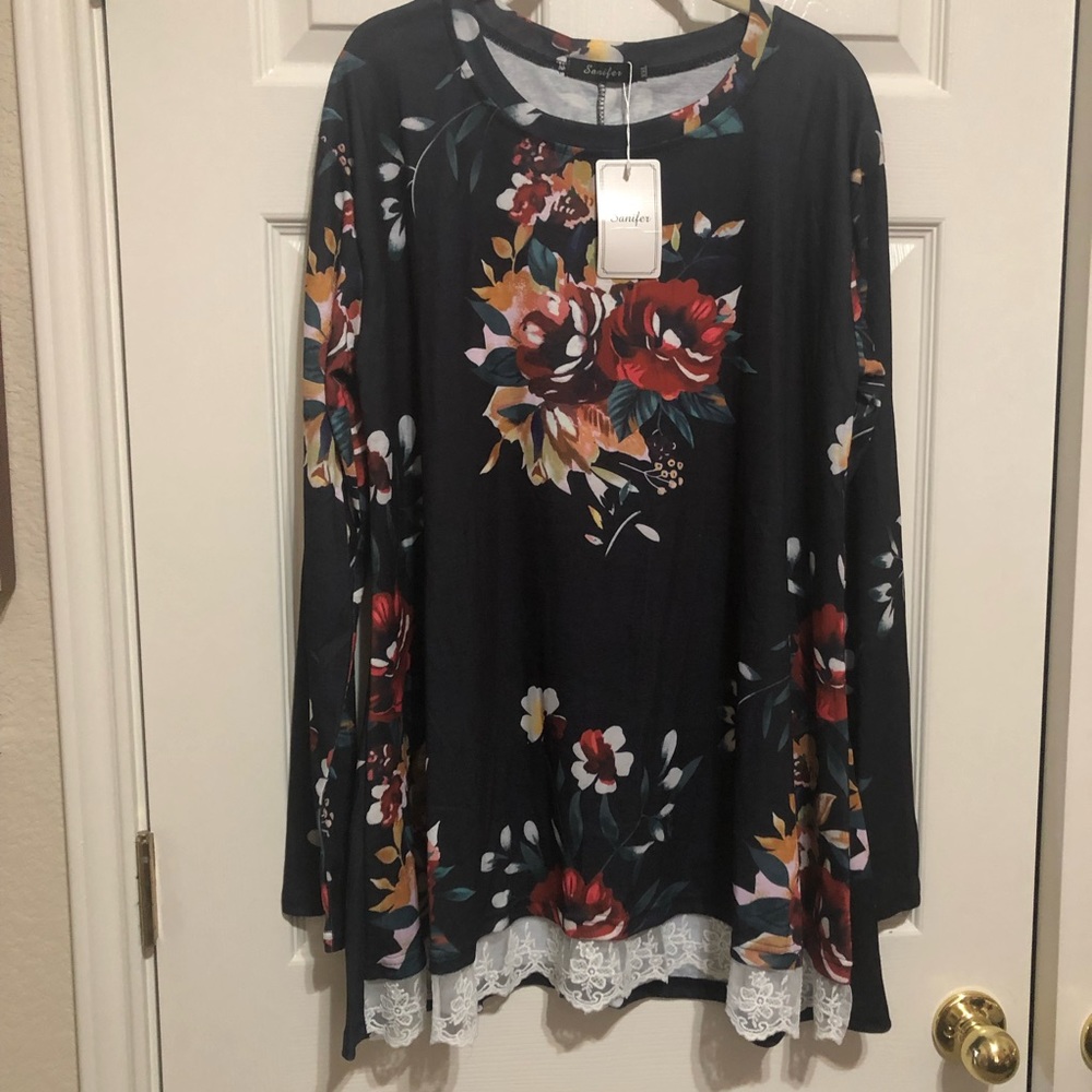 Sanifer Floral Top